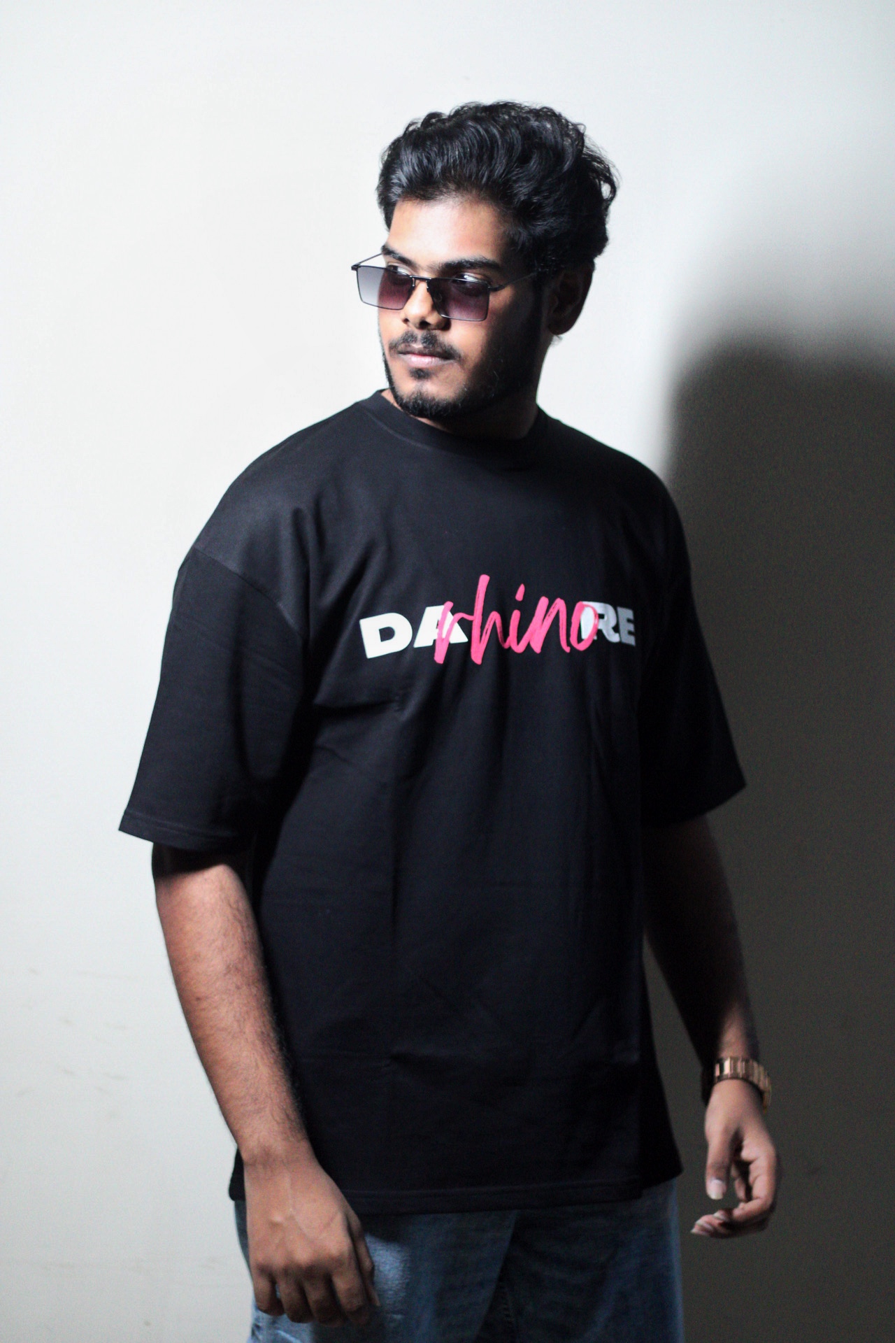 Dare Rhino’s Black Oversized Tee