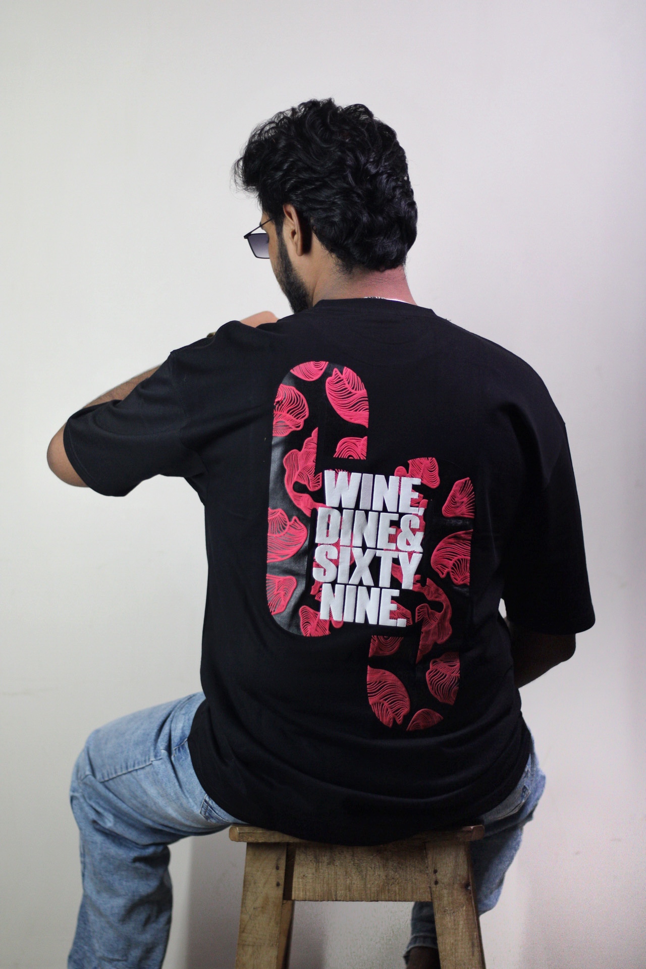 Dare Rhino’s Black Oversized Tee - Image 3